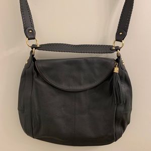 Leather crossbody purse